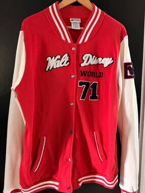 Disney Parks Varsity Jacket XXL Walt Disney World 1971 Mickey Letterman Jacket